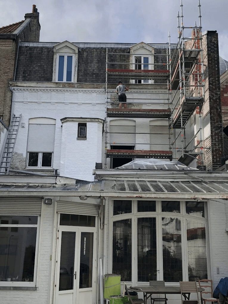 ravallement de façade à Ronchin